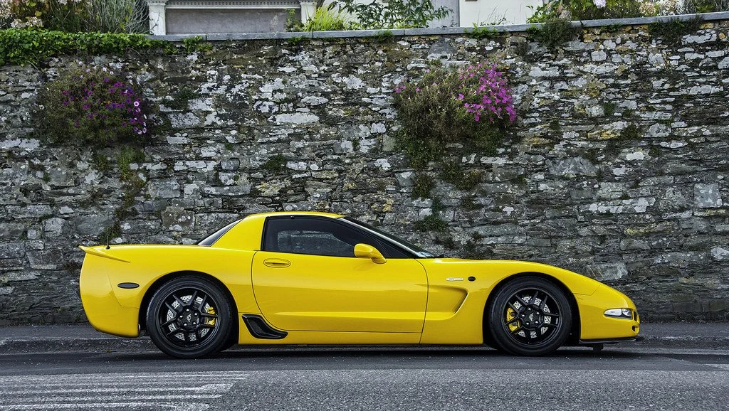 Click to Enlarge-Esc to Close Corvette Generations/C5/C5 2004 Yellow Right.webp